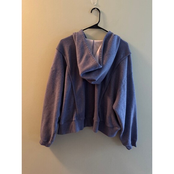 Nike Dri-FIT Women's Fleece Training Hoodie Pullover (Plus Size) Blue 3X - Picture 6 of 6